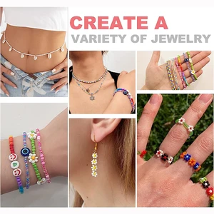 Macaroon Color Series Glass Seed Beads, Seed Beads, Regular Shape, Seedbead Set for Jewelry, Bracelet, DIY, 15 Grids, 4mm, 2250pcs 8 Main Sales Beat Kit - №5