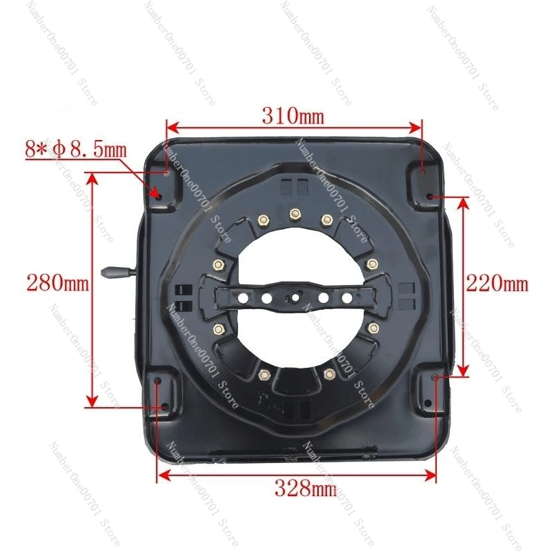 

Car Heavy-duty Seat Base 360-Degree Rotating Turntable Van RV Light Truck Commercial Vehicle Seat Modified Seat Turntable