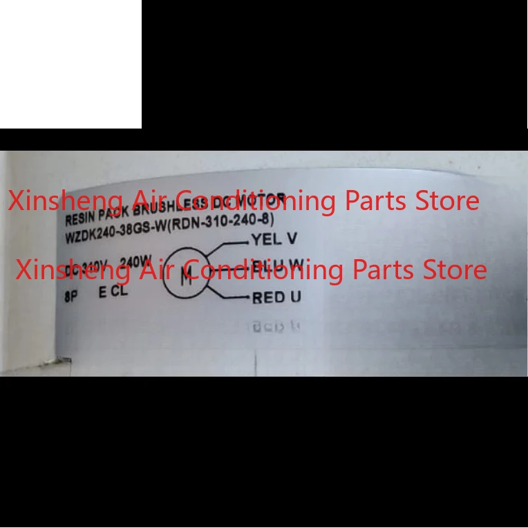 

New for air conditioner motor 11002015000365 WZDK240-38GS-W RDN-310-240-8