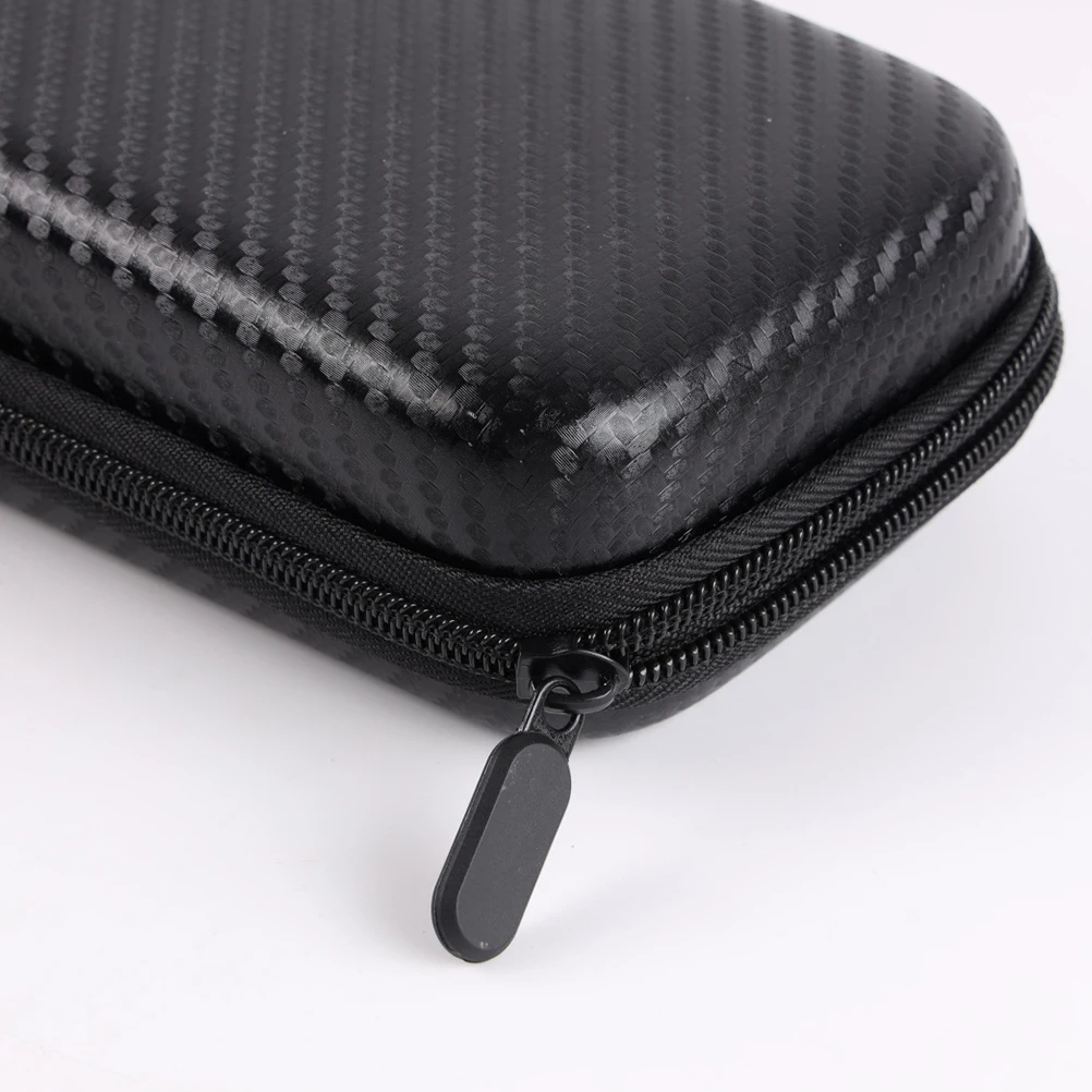 

Shockproof Durable Eva Forehead Thermometer Case Protective Bag Wear-Resistant Soft Interior Zipper Design Portable Black For