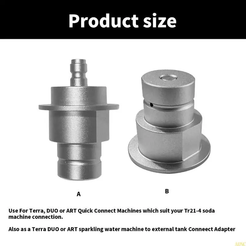 A0NCアートはアダプター8mmをすばやく接続して外部アダプターをすばやく切断します