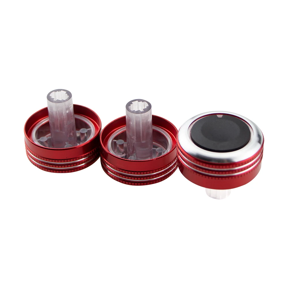 3Pcs Car Air Conditioning Knob AC Knob Heat Control Switch Button for Mazda 3 M3 BL 2010 2011 2012 2013 Interior Accessories