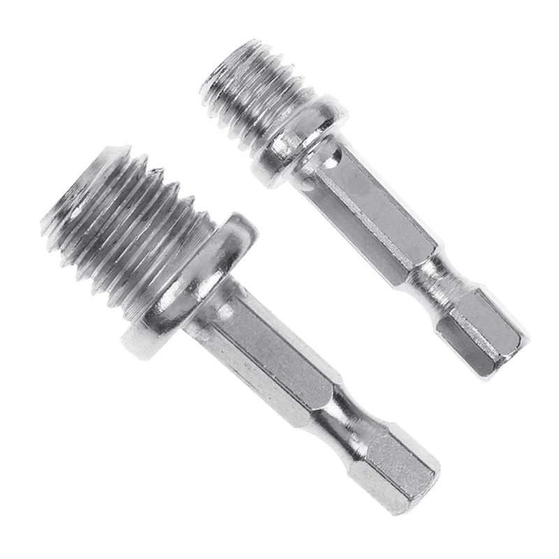 Electric Wrench Woodworking Twist Drill Bit Set 2pcs M10+M14 Woodworking Drill