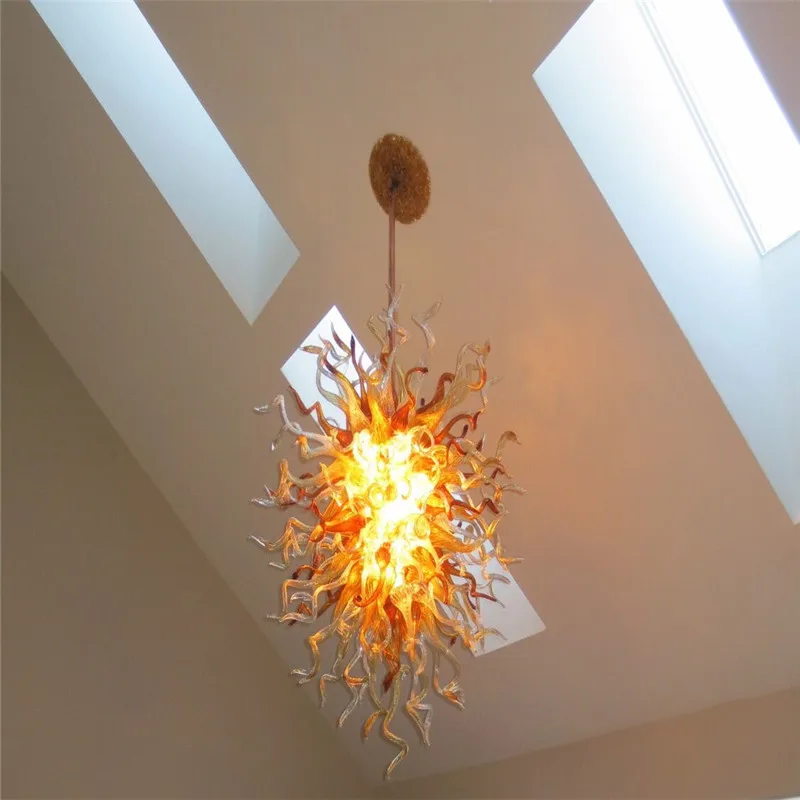 Modern luxury home hotel glass ornaments with unique pattern chandeliers