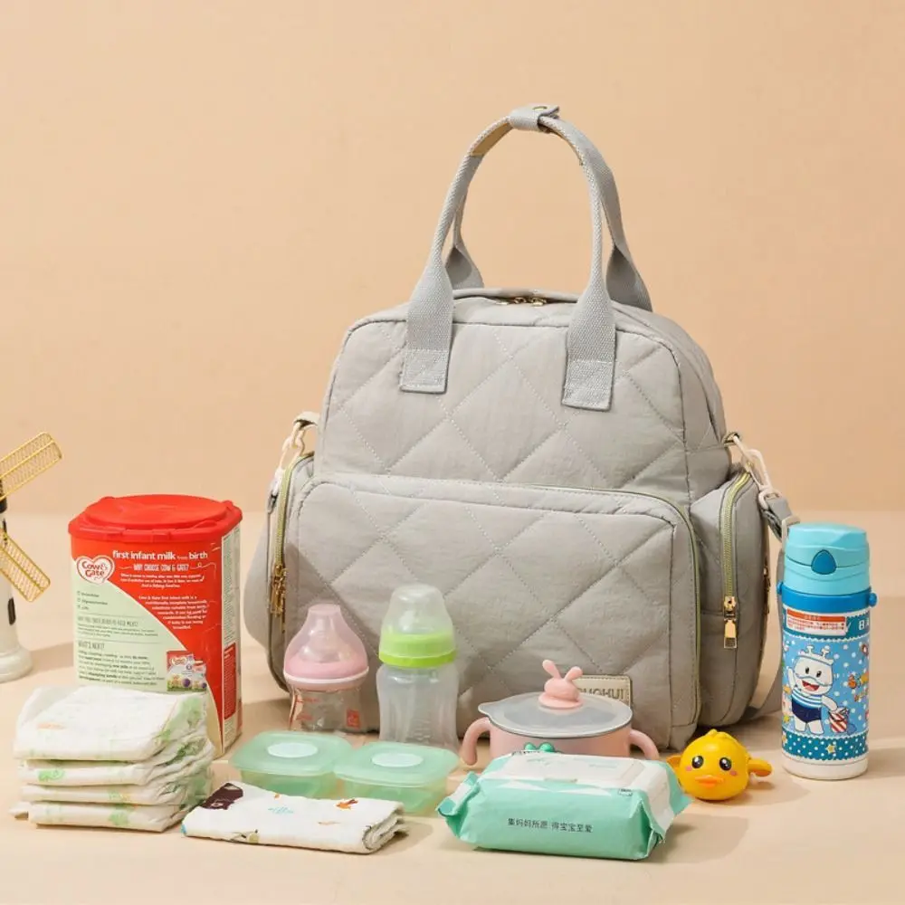 

Новая многофункциональная сумка для мамы с несколькими отделениями, легкий водонепроницаемый дорожный рюкзак, вместительная сумка для подгузников с защитой от брызг для женщин