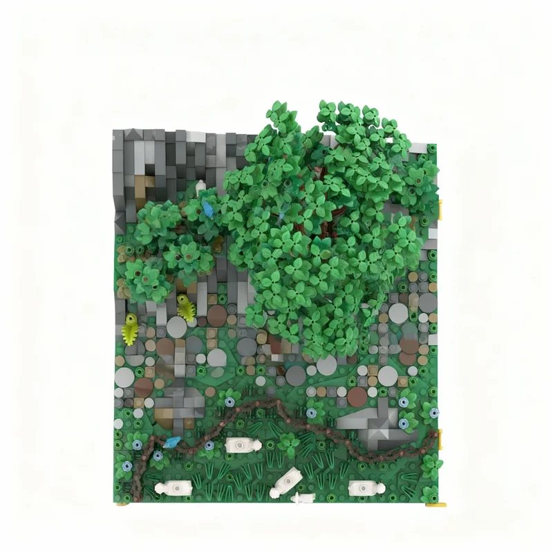 ตัวต่อ MOC ปราสาทฮอเฮนเกอร์โอลด์เซ็ค 1666 ชิ้น พร้อมต้นไม้เลื้อย ของเล่นตัวต่อเสริมสร้างจินตนาการ ของขวัญคริสต์มาส ของเล่นเสริมพัฒนาการ