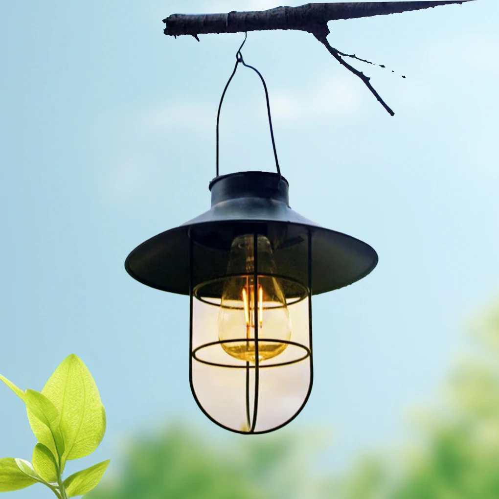 2 buah Bohlam G40 Pengganti Lampu Luar Ruangan Tenaga Surya Dengan LED Putih Hangat Lampu Tenaga Surya