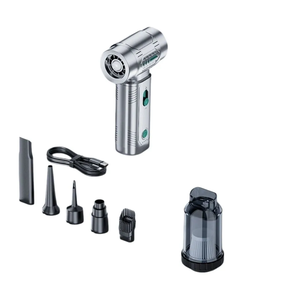 

100000RPM Mini Violent Turbo Fan Brushless Motor Wireless Electric Dust Blower High Speed 4500Pa Handheld Vacuum Cleaner