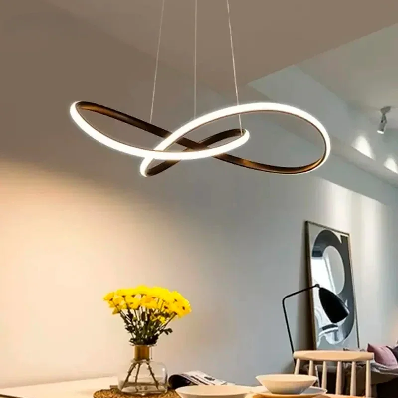 Modern led Pendant Light Design LED Chandelier 50/60CM Living Room Restaurant Bedroom Hotel Home Indoor Decor Lighting Fixture