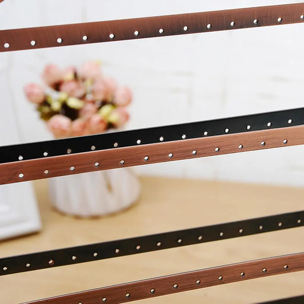 

Металлический органайзер для ювелирных изделий в стиле ретро, подвесной браслет, ожерелье, серьги