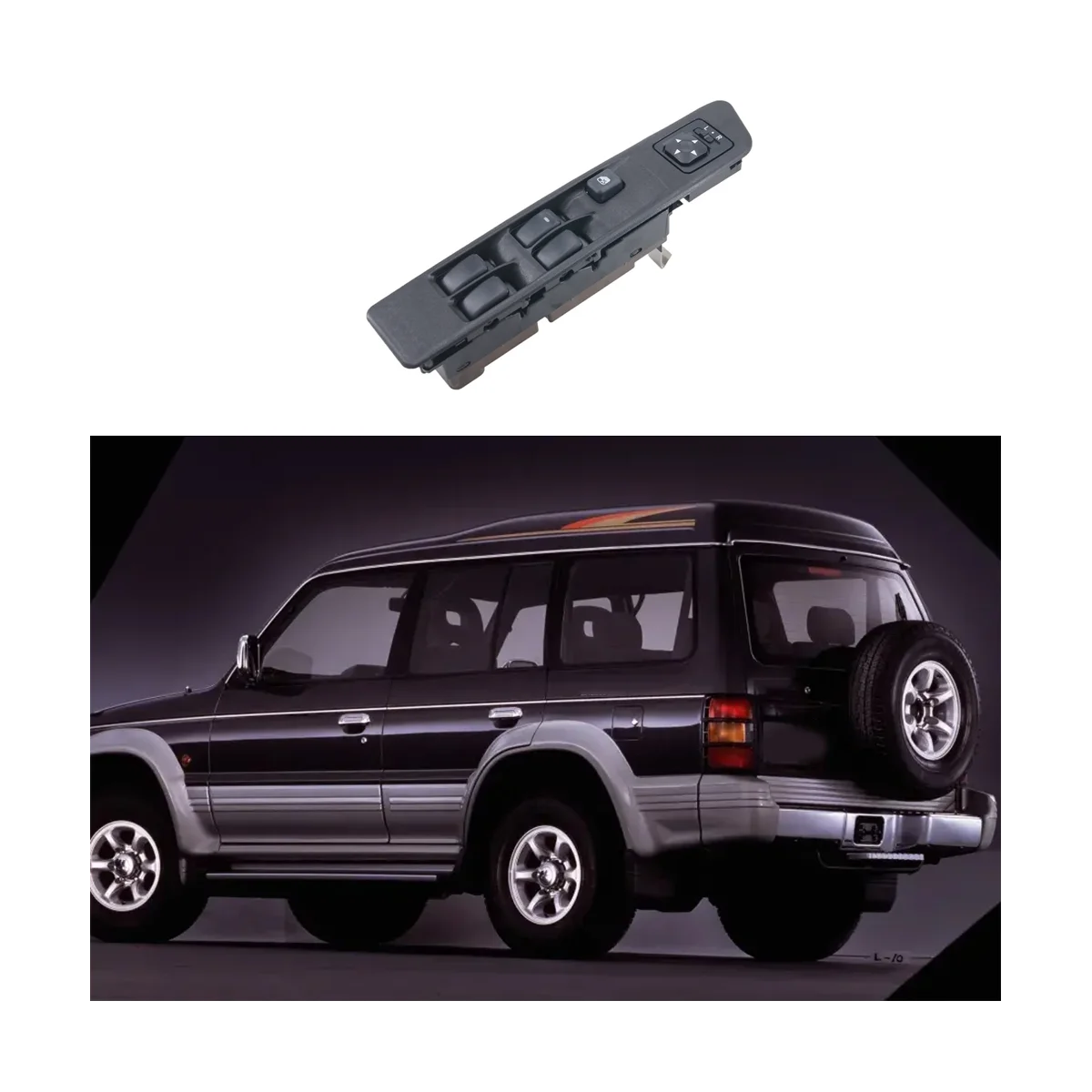 Left Front Side Electric Master Power Car Window Lifter Switch Button Panel MR601856 for Mitsubishi Pajero Pinin Montero image 6