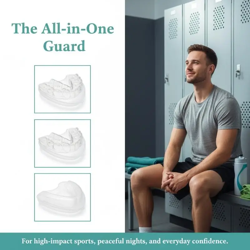 1Pc Adult Children Mouthguard Tooth Brace Protection Sports Mouth Guard For Basketball Boxing Rugby Karate EVA Teeth Protector