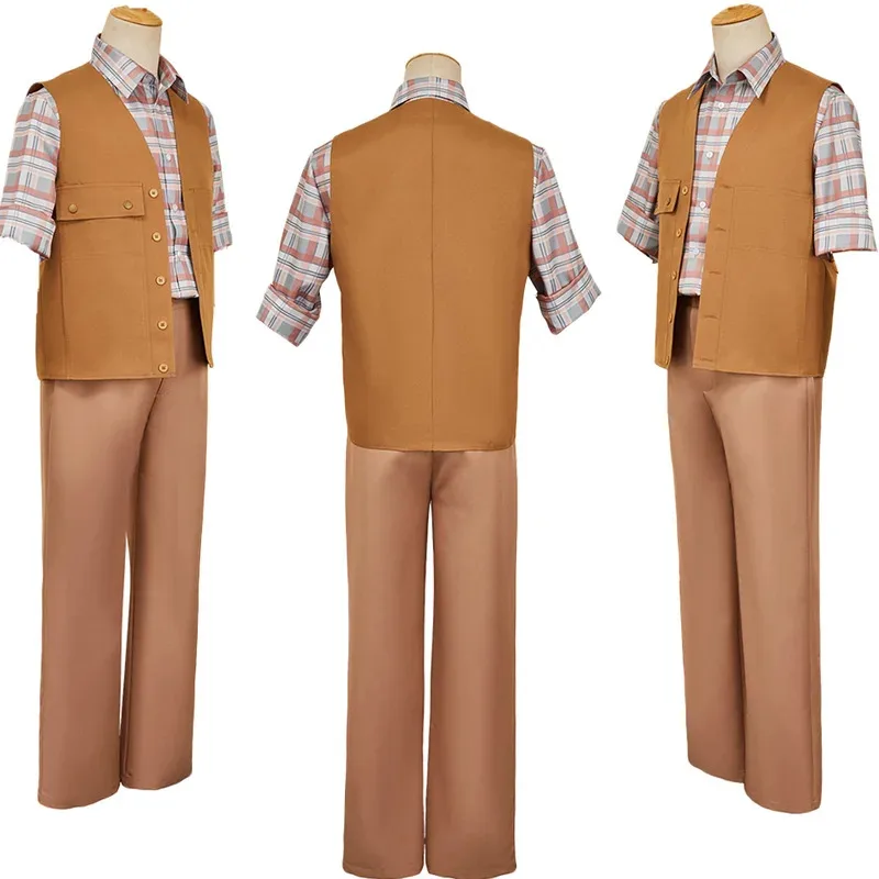 Fantasia World Rebirth Dr. Henry Loomis Cosplay 2025 Movie Jurassic Disfraz Costume Men Fantasy Halloween Carnival Party Clothes