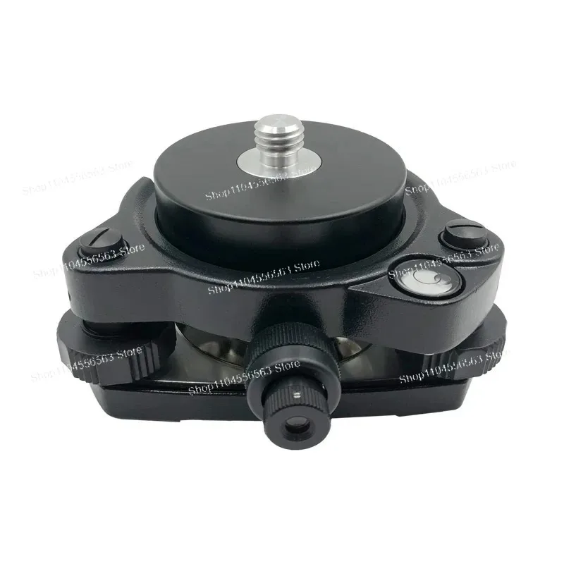 Black Tribrach Optical Plummet Fixed Adapter 5/8X11 Thread for Total Station GNSS Trimble Surveying