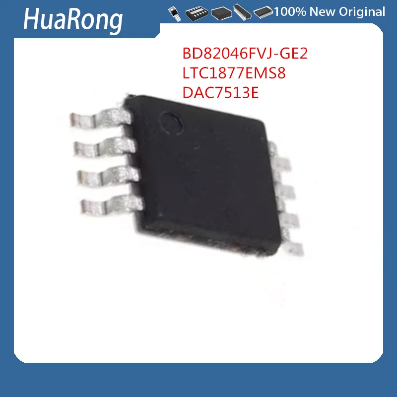 5PCS/LOT     BD82046FVJ-GE2   BD82046FVJ   BD82046   D82046    LTC1877EMS8   LTLU     DAC7513E   D13E    MSOP-8