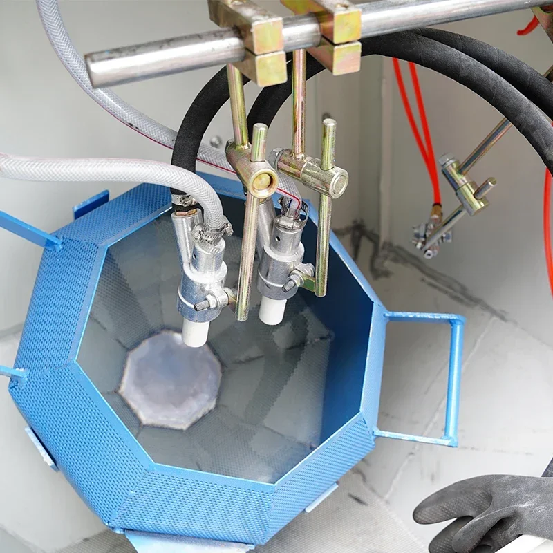 Automatic Drum Sandblasting Machine Tumble Blast Cabinet for Batch Small Parts