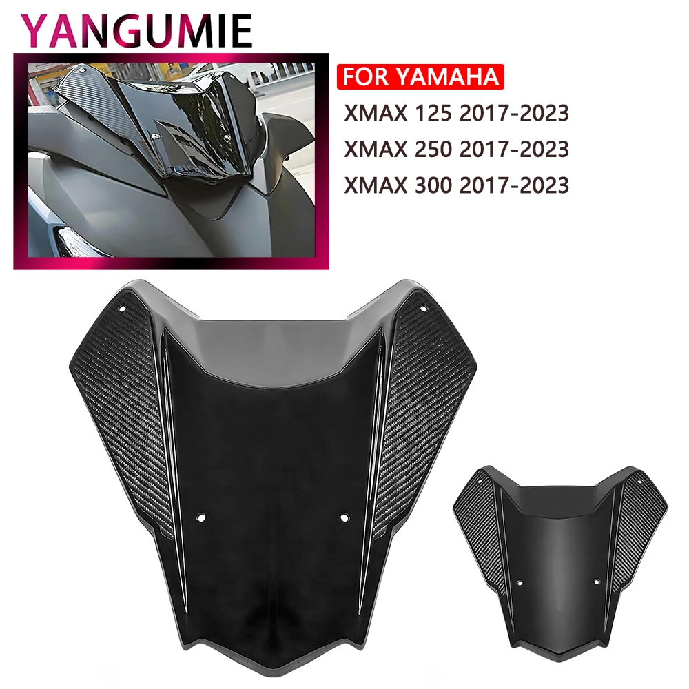 

Подходит для мотоциклов Yamaha XMAX125 XMAX250 XMAX300 2017-2023: переднее ветровое стекло, дефлектор ветра, спойлер.