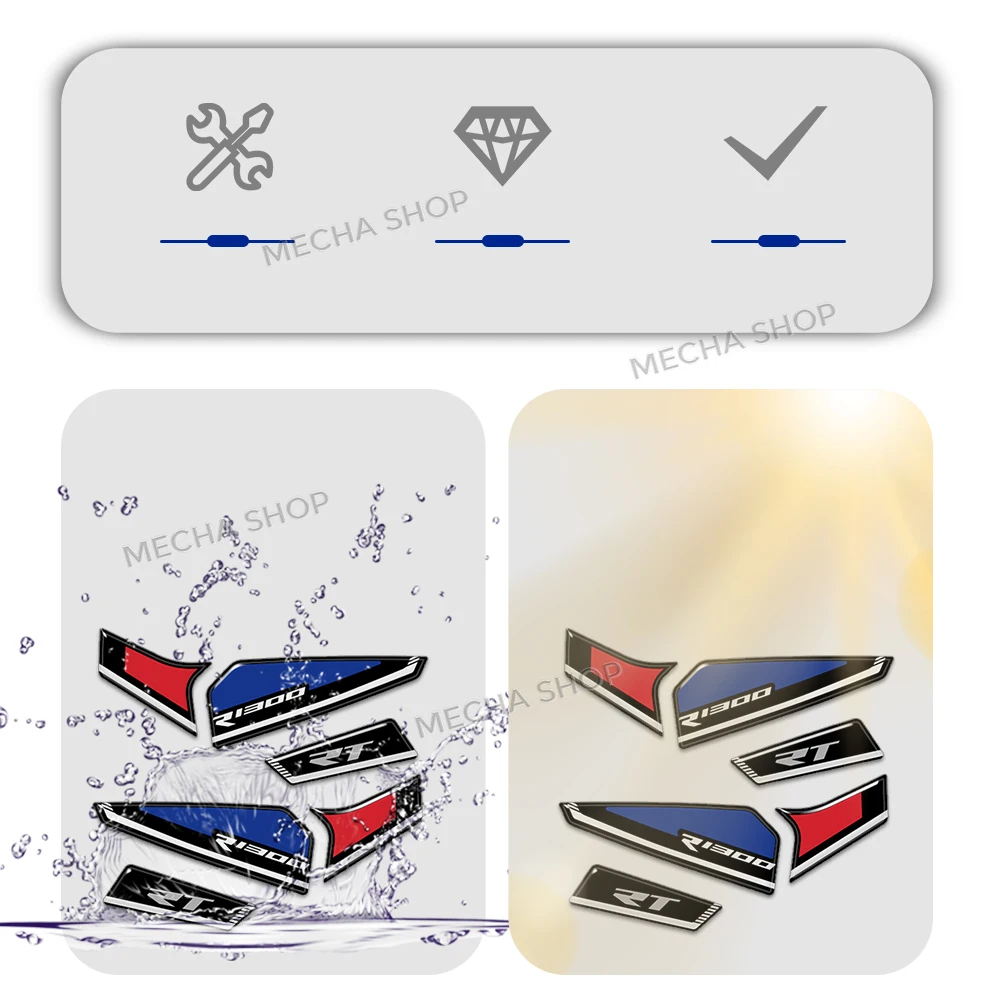 Motorfiets Accessoires 3D Epoxyhars Bescherming Kit Handguard Decals Voor R1300RT R 1300 RT 2025-