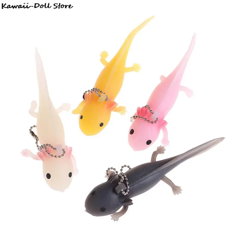 New Funny Keychain Antistress Squishy Fish Giant Salamande Stress Toy Squeeze Prank Joke Toys For Girls Gag Gifts Brinquedo