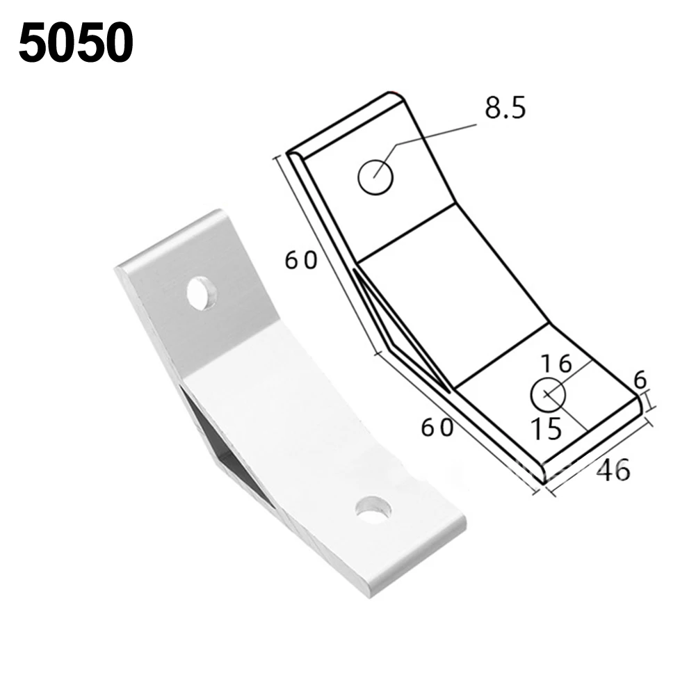 135 Degree Fastening Solution With For Aluminum Corner Angle Bracket Connects 2020/3030/4040 Profiles Securely