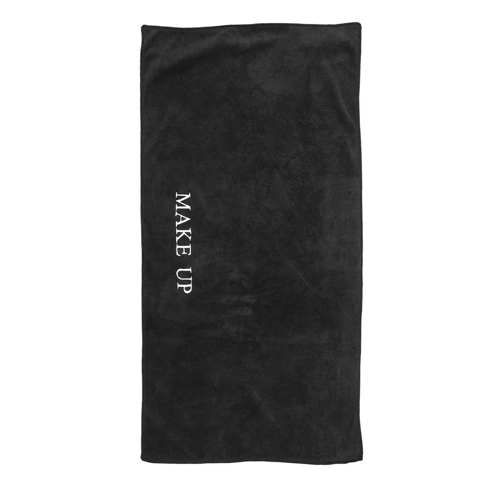 Vanity Desk Mat Black 40x100cm Fabric Makeup Table Protector Waterproof Anti-Slip Dressing Table Mat Countertop Cover