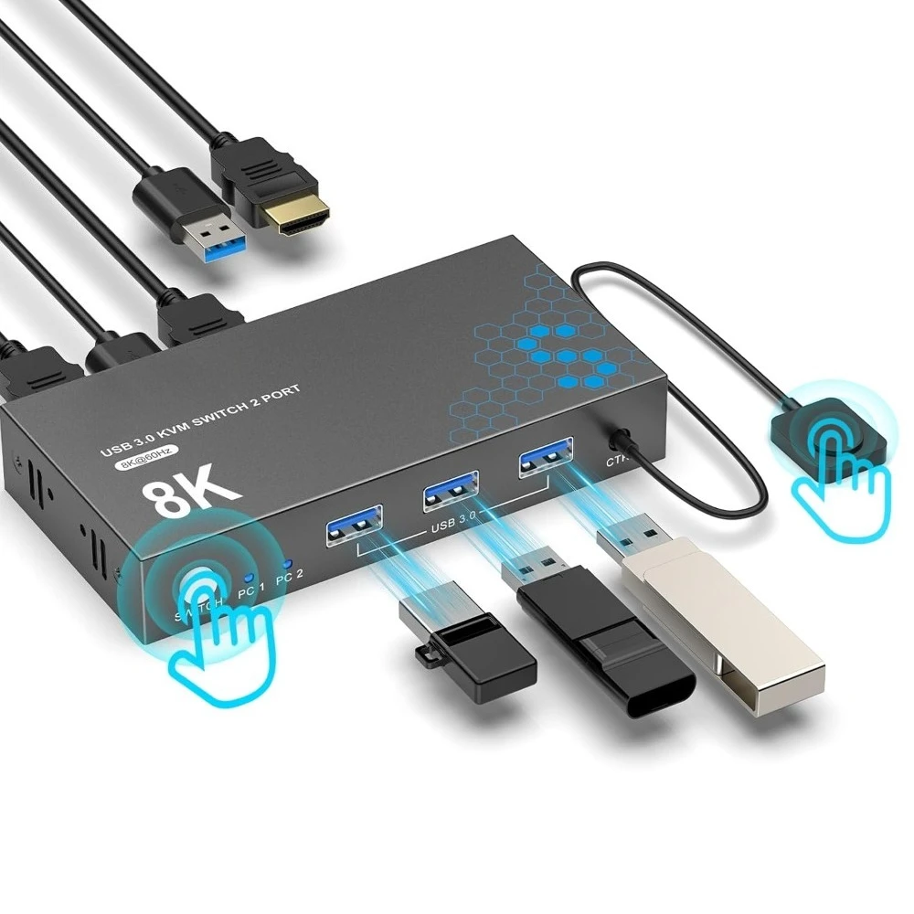 Usb 3.0 Hdmi Kvm Sw… - image
