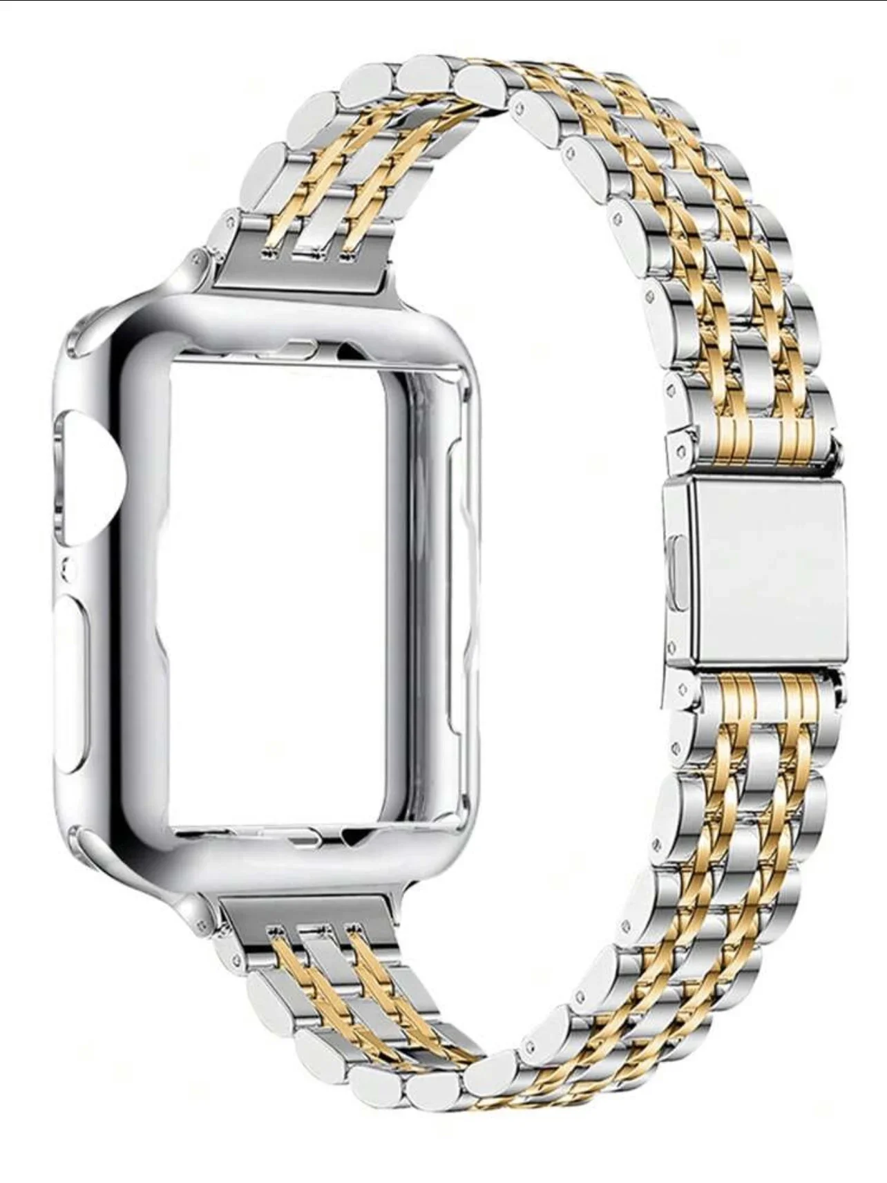 ممتاز 2 in1 الفرقة واقية شل الحال بالنسبة لساعة أبل غطاء حزام سلسلة 11/10/9/8/7/6 38 مللي متر 40 مللي متر 41 مللي متر 42 مللي متر 44 مللي متر 45 مللي متر 46 مللي متر