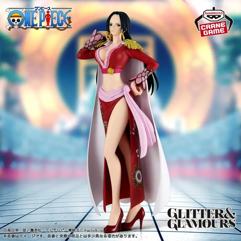 

22cm Genuine Banpresto Sparkling Charm Series One Piece Boa Hancock Anime Action Figure Model Toys Gift for Birthday