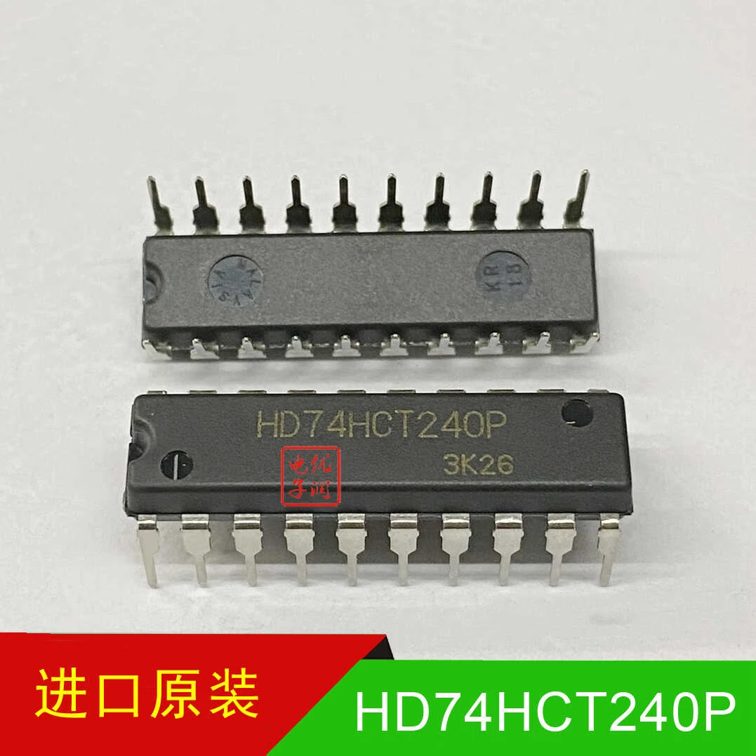 10PCS/Newly Imported Original HD74HCT240P 74HCT240 Direct Grid Inverter DIP-20