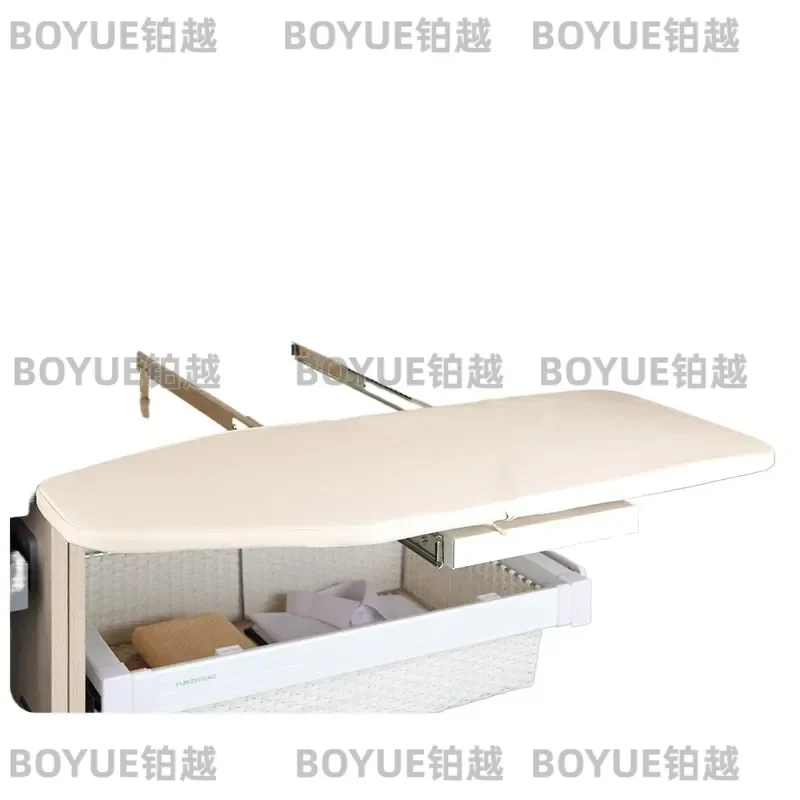 for Wardrobe Folding Ironing Board Hidden Push-Pull Iron Pad Holder with Cushioning Damping Rotary Telescopic Design