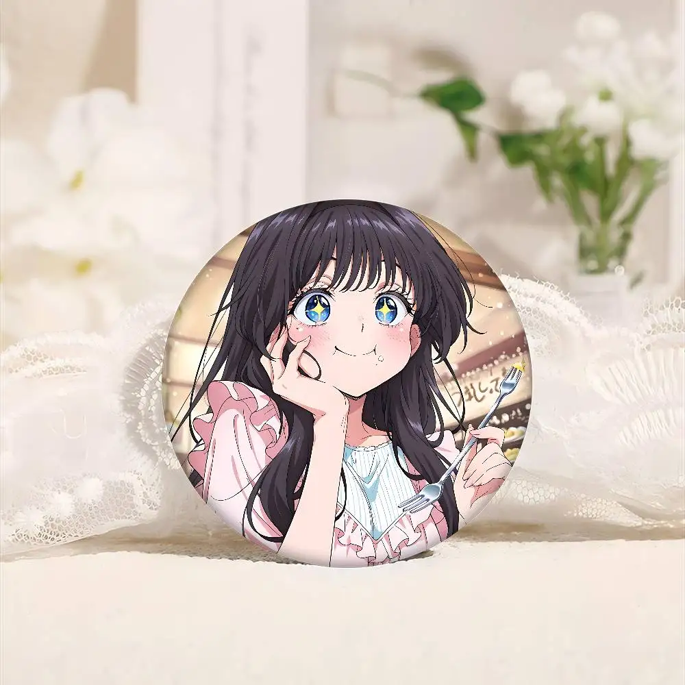 جديد K-Kaoruko Waguri لينة زر دبوس مشرق مطبوعة أيقونة هدية للأصدقاء شارة طوق بروش التلبيب دبوس معدني