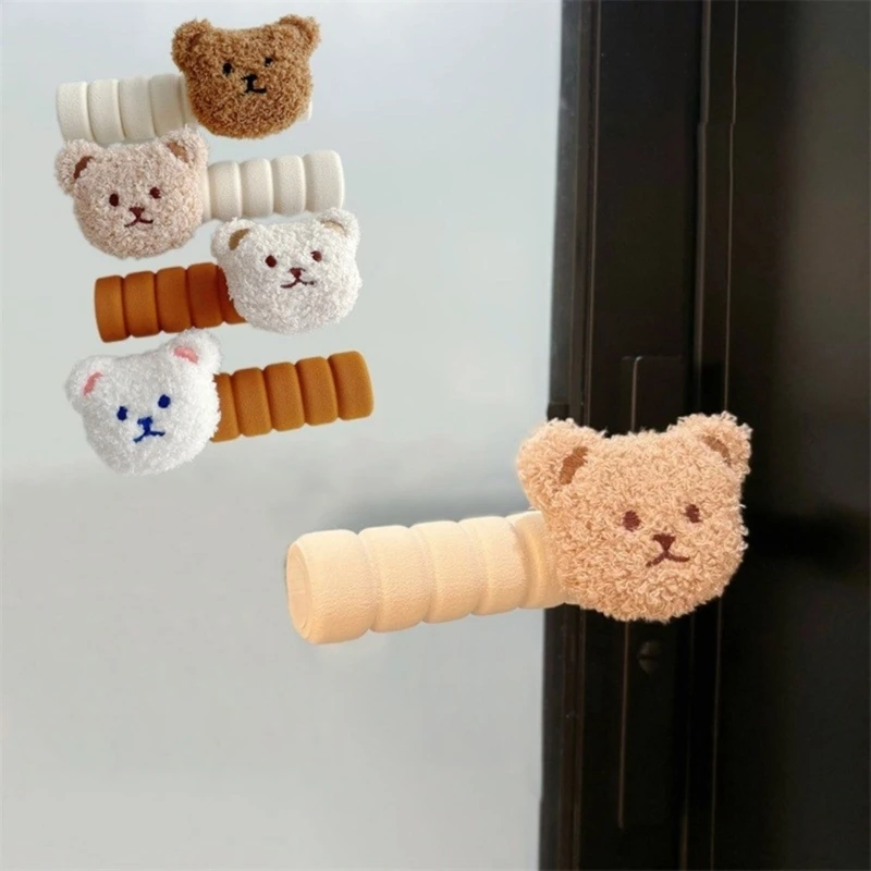 Trendy Gloves for Door Handles, Cartoon Door Handle Guard Scratch-resistant for Home and Public Furniture and Wall A2UB