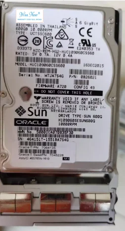 

For SUN 390-0488 542-0287 390-0491 7045228 7064135 600G 10K hard disk hdd