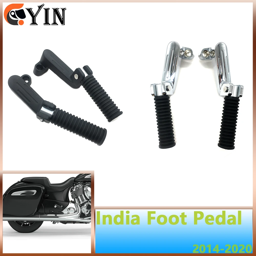 

Motorcycle Accessories Folding Footpegs Rear Passenger Foot Peg Footrest Pedal For Indian Chief Bobber Chieftain Dark Horse 2023