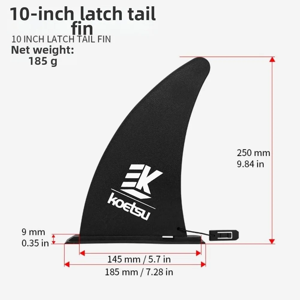 New 4.5/8/9/10inch Slide-in Surfboard Fin Nylon Multicolors Detachable Surf Plate Water Sports Surfing Board Accessory