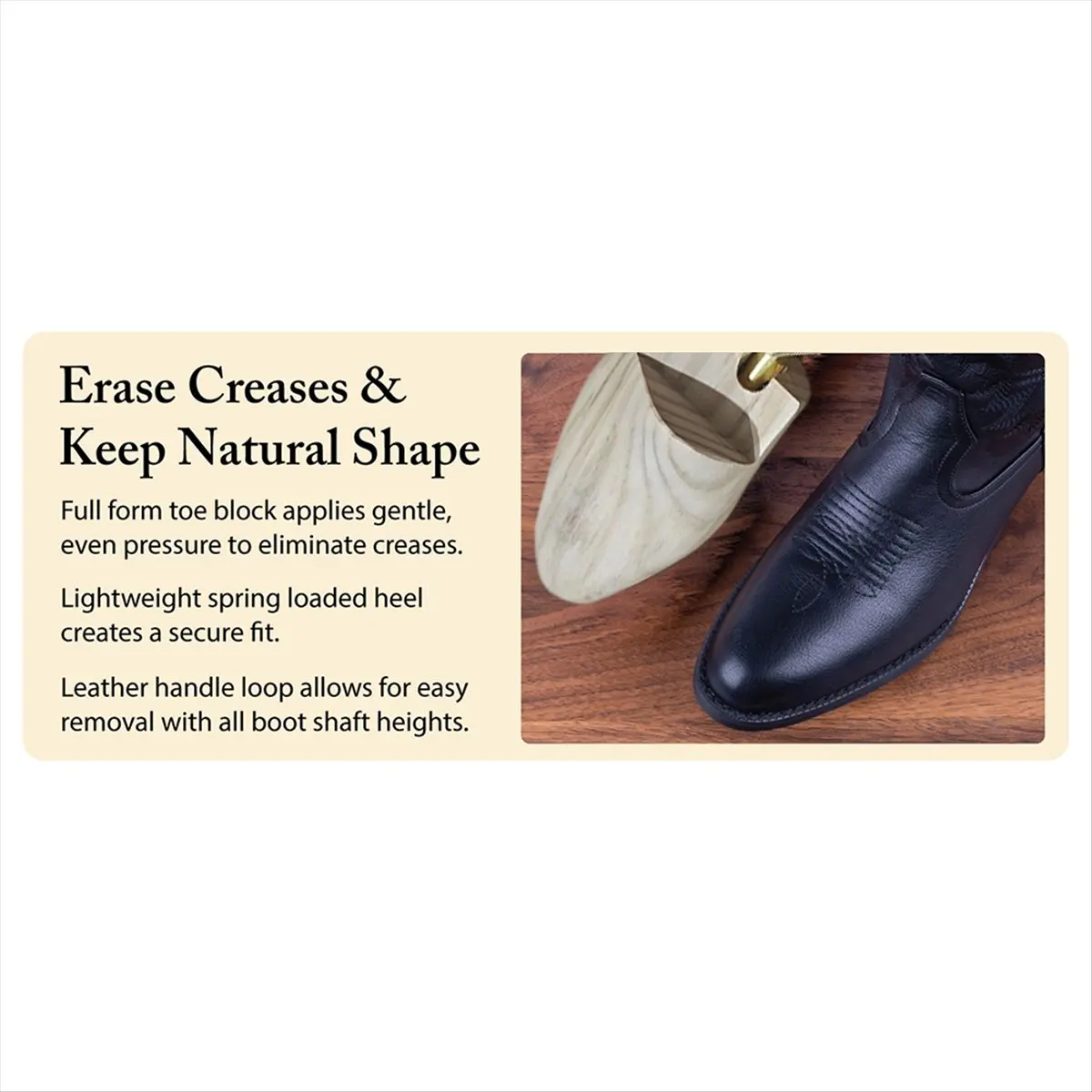 [Trending Offer] Solid Wood Shoe Last Shoe Stretcher Adjustable Spring Anti-Wrinkle Storage L Leather Shoe Shaper Shoe Stretcher