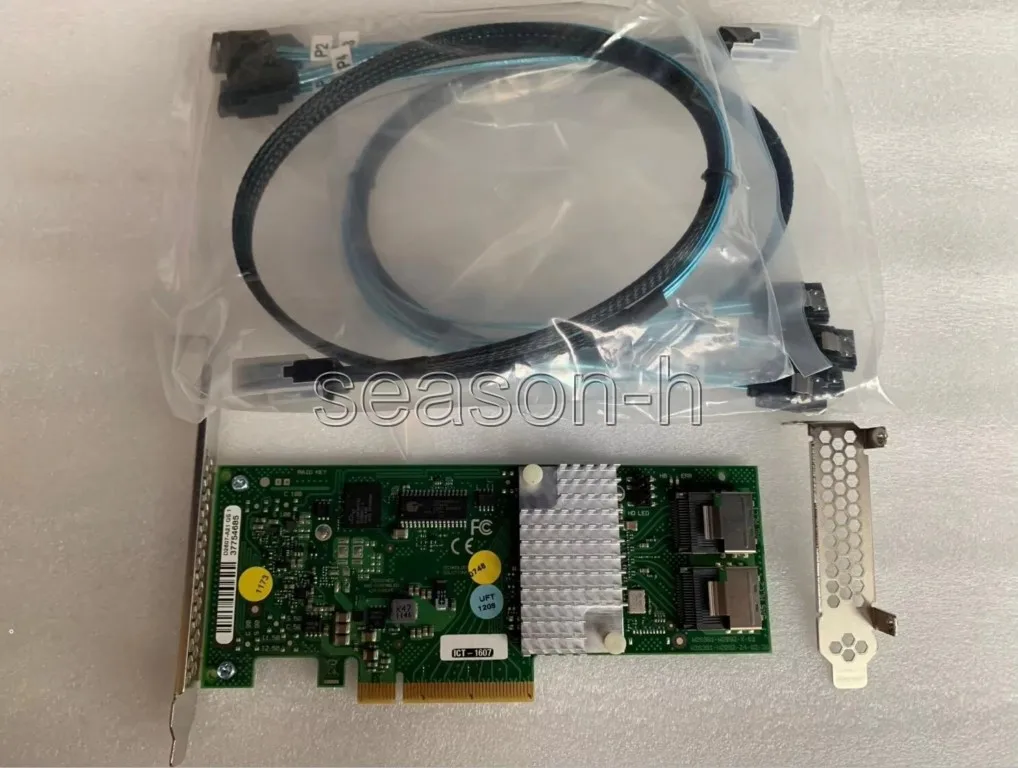 

9211-8i IT-режим D2607 SAS2008 SAS/SATA JBOD+2 шт. кабели sata