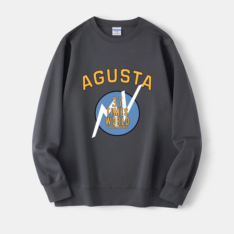 

Толстовка с капюшоном MV Agusta Motorcycle Club, пуловер с круглым вырезом, в стиле стрит-панк, с длинными рукавами, из смеси хлопка и полиэстера, свободного кроя, с принтом