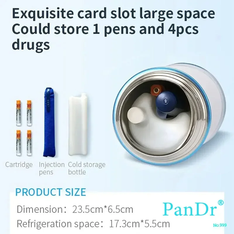Portable insulin refrigerator, medicine refrigerated truck, mini refrigerator, cup pen refrigerated bag