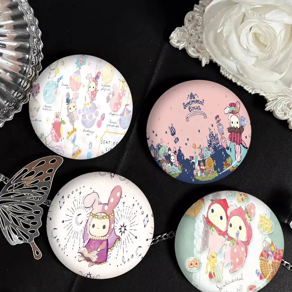 S-Sentimental Circus Soft Button Pin Bright Printed Icon Gift For Friends Badge Collar Brooch Lapel Pin Metal