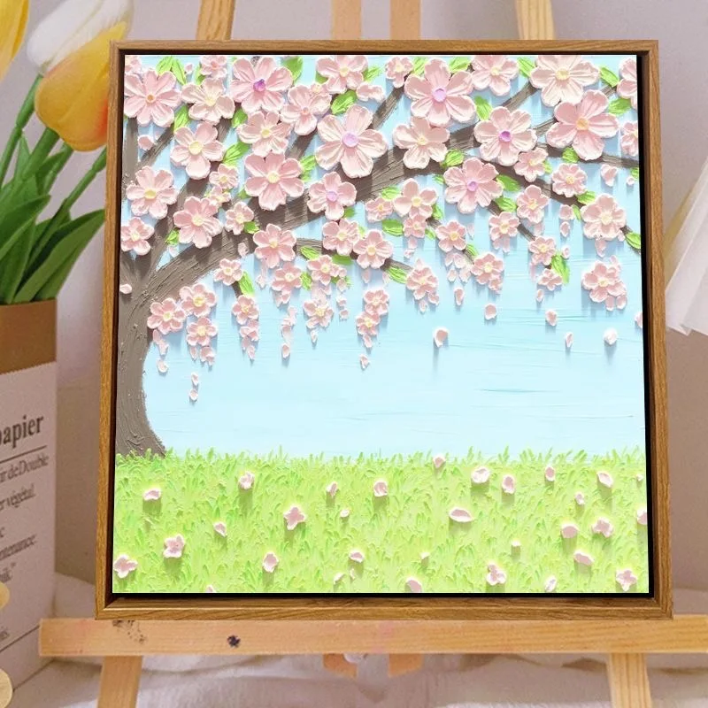 

A-0350 Cheerful White Daisies Painting