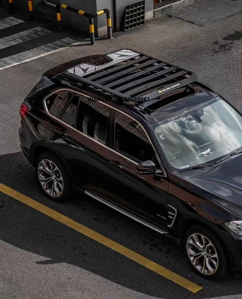 

Aviation-Grade Aluminum Roof Rack for X5 E70/F15/G05/G65 2006-2025 580LBS Load Capacity for Trips & Camping