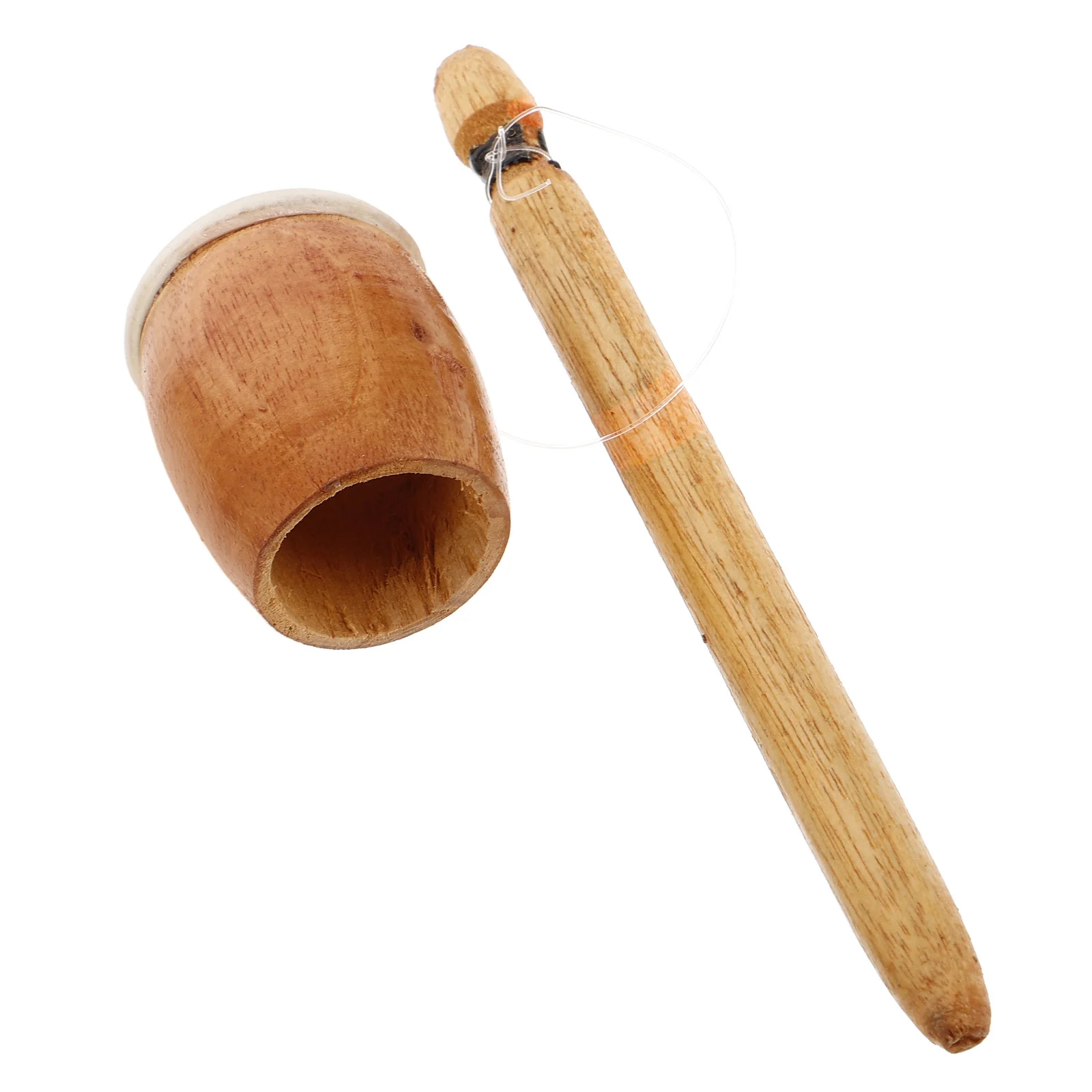

Crab Mallet for Chocolate Frog Guiro Handmade Music Drum Hammer Beige Buzzers Toys Bass Sticks
