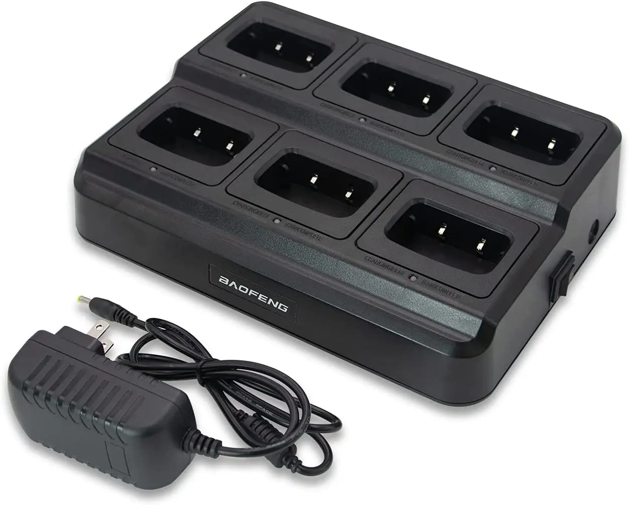 

BAOFENG BF-888S Six-Way Charger Multi Unit Charger Base for BF-888S 777S 666S Retevis H-777 88ST Plus Pxton Walkie Talkies (1Pac