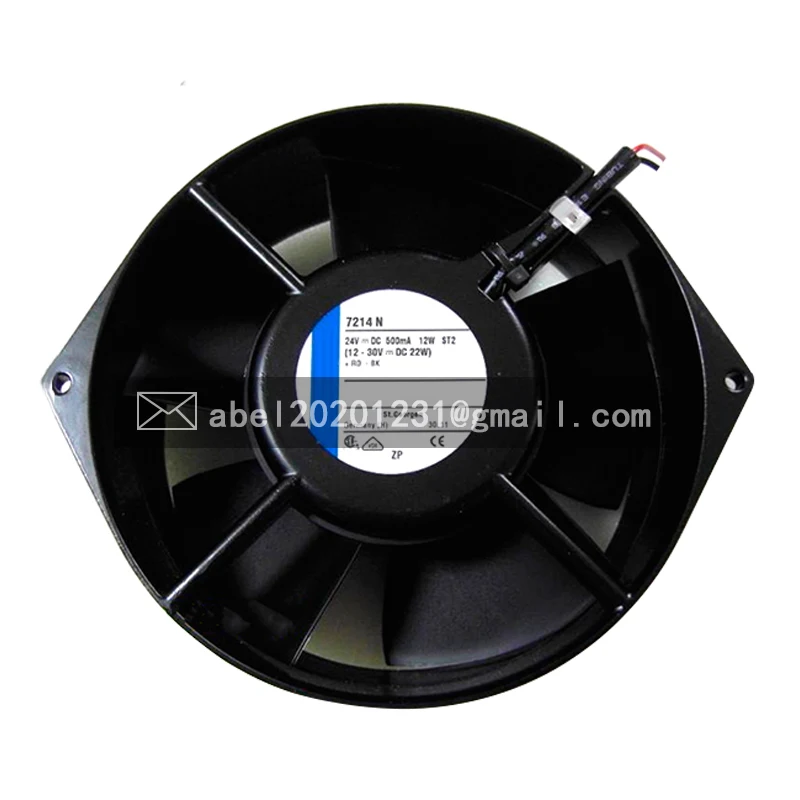 

BRAND NEW ORIGINAL 7214N 7214 N 24V DC ALUMINUM FRAME AXIAL COOLING FAN 15055 172*150*55MM