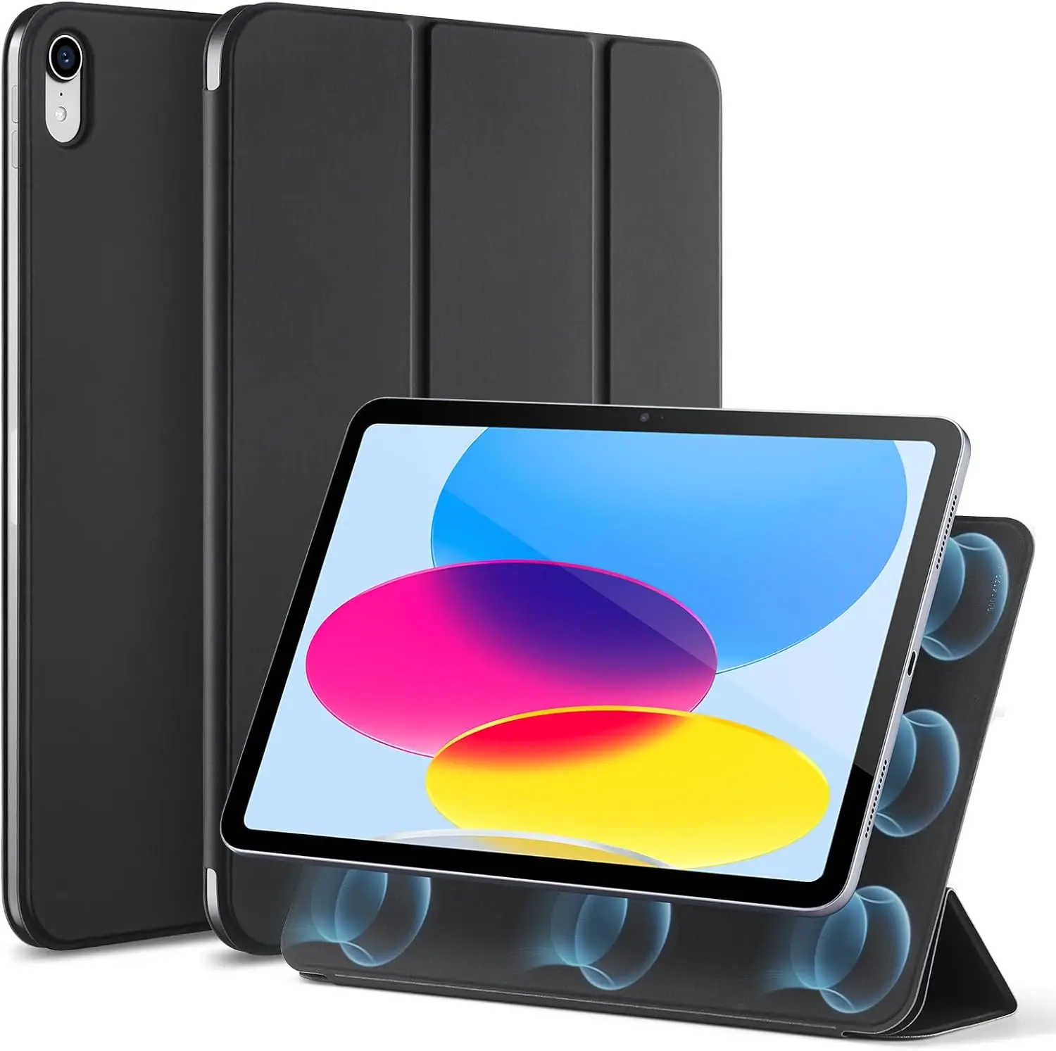 

Magnetic iPad Case for 11th/10th Gen, Lightweight Protection with Two-Way Stand, Auto Sleep/Wake