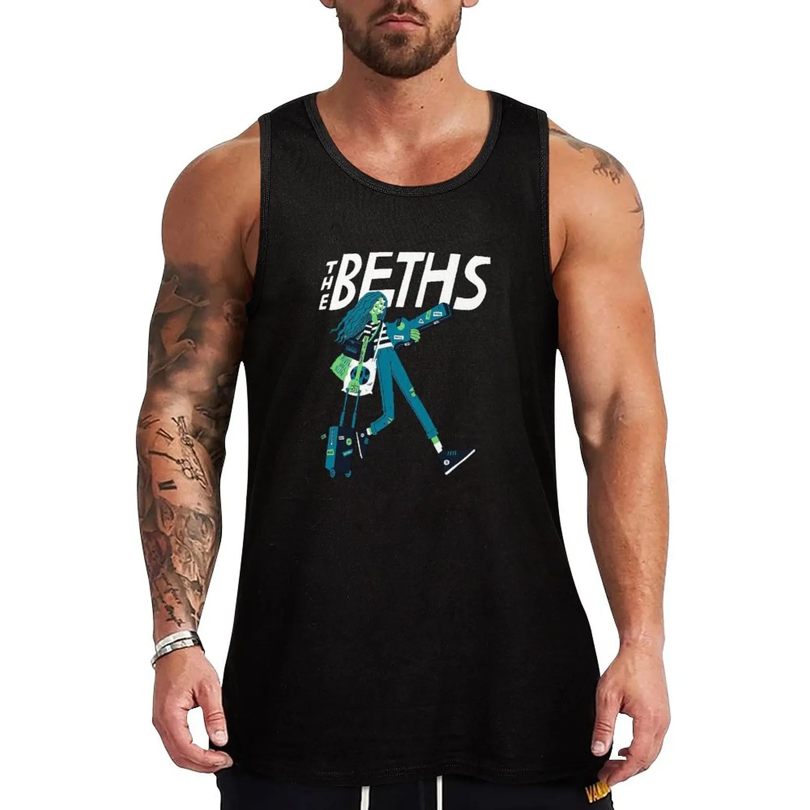 

river will run art Tank Top sleeveless t-shirts for men summer clothes men clothes muscle t-shirt