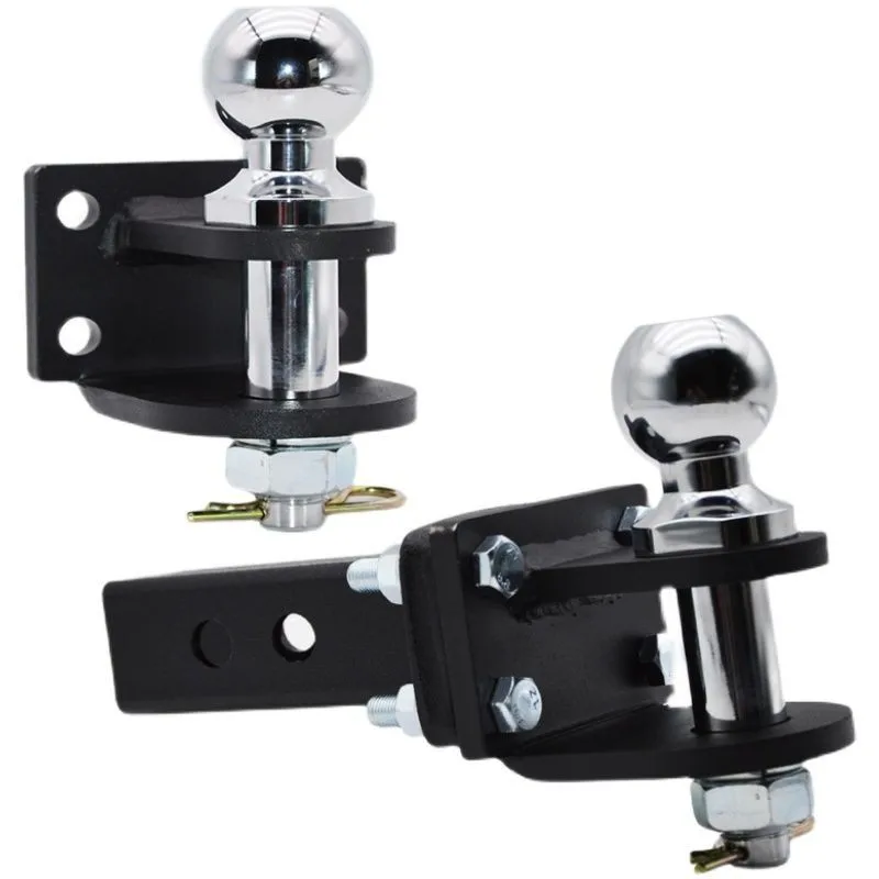 

Прямой крюк для прицепа, соединяющий шаровую головку тягача с задним бампером, для модификации прицепных устройств общего назначения.