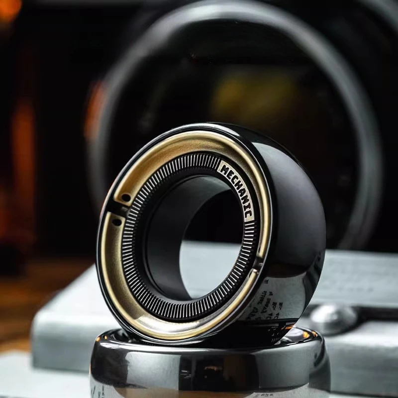 

Металлический механический фиджет-спиннер-кольцо из нержавеющей стали, антистрессовая игрушка для снятия напряжения, EDC, для взрослых, для офиса, от тревоги и стресса