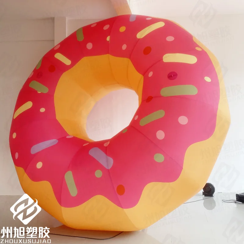 Inflatable cartoon food donut dessert cake bread gas model shopping mall scenic area door decoration gas model